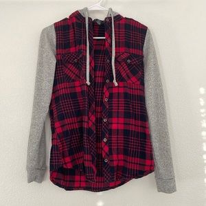 Polly & Esther hooded flannel